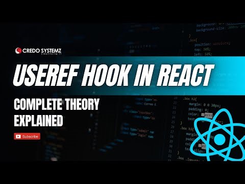 useRef Hook in React Explained | Complete Theory + Real Examples | Credo Systemz #react #ittraining
