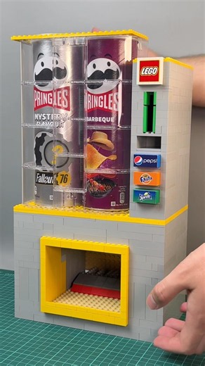 Giant Lego Pringles Pepsi Vending Machine #lego