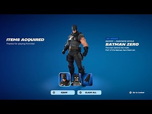 How To Get Batman Zero Skin NOW FREE In Fortnite! (New Batman Zero Bundle) Free Batman Zero! Skin!