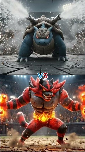 Turtle Pokémon Falls, Blastoise Rises to Dominate the Battle! 💥🐢🚀 #pokemonbattle #EpicPokemonFight