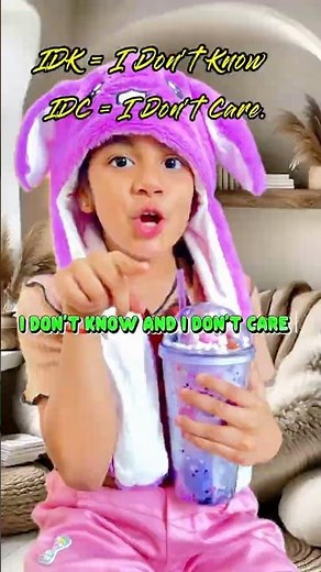 Text Abbreviations understanding idk and idc: explained in simple terms #english #learn #ytshorts