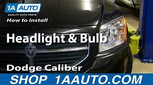 How to Replace Headlight 2007-12 Dodge Caliber