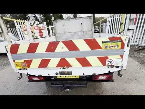 BJ65ELU-65 Plate Ford Transit 2.2 350 flat bed dropside onboard scales No Vat bargain