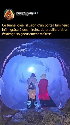 Why do these people disappear at the end of this tunnel? The explanation is fascinating
