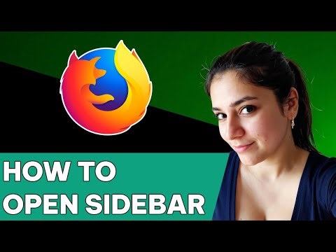 How to Open Sidebar in Firefox