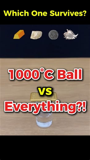 🔥 1000°C Ball vs Everything?! 😳(Which One Survives The Heat?)