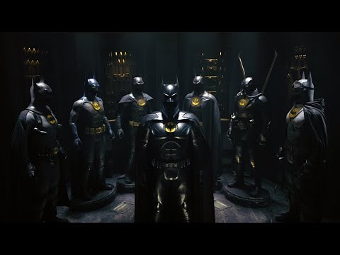 Batman suits (Michael Keaton) | THE FLASH [4k, HDR]