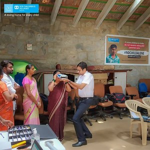 We at SOS India aim to give every underprivileged child a happy and healthy childhood. Working on this endeavor, a free eye camp was organised on 2nd June, 2019 at SOS Children’s Village, Bangalore, and free spectacles were provided to those in need, by Zeiss India, a well-known name in optics and vision care. Over 50 beneficiaries, including children, caregivers, mothers and village staff participated in the camp. We thank team ZEISS Group for all its help and support. #SOSIndia #NoChildAlone |