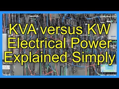 KVA versus KW Electrical Power Explained Simply