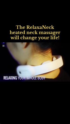 The Relaxaneck neck massager is a perfect tool to help relieve your neck pain or headaches link in bio #fyp #neck #neckpain #massager #help