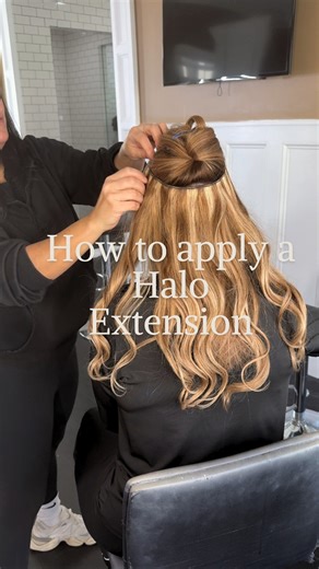 How to apply a Halo extension the right way 🙌 Blend, brush, done. | The Posh Bride