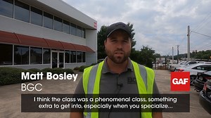 "I think this class is essential," raves Baldpates General Contracting's Matt Mosley. See why he and others can't say enough about our TPO course. And check out the CARE (Center for Advancement of Roofing Excellence) calendar to see what's happening next in your area. http://spr.ly/6180EvgN8 | GAF - Roofing