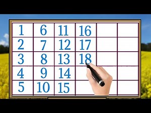 writing 123 number for children | 1 to 30 numbers | writing number | 1 to 30 | phonics song