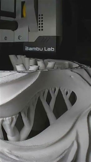 Bambu Labs P1S 3D Printed Mask Timelapse | Satisfying 3D Printing Process