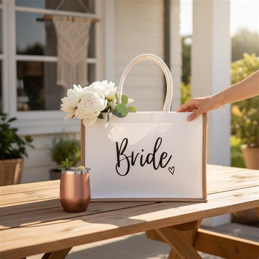 Bride Wedding Tote Bag, Wedding Gift,bride Jute Bag, Rhinestone Bridal Bag,bride, Wedding Day,bride Gift,wedding Beach Bag,hen Do Gift - Etsy
