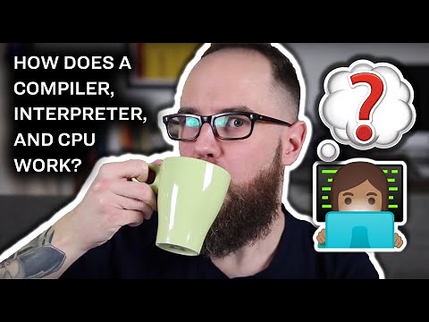 How does a compiler, interpreter, and CPU work?