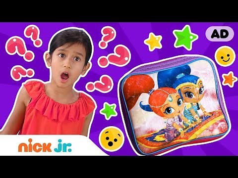 Ava Shares Her Lunch Box w/ Shimmer & Shine | What's in My Lunch Box? 🎒 Ep. 3 | Nick Jr.