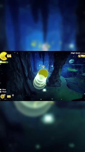 UNDERWATER PACMAN CAN'T HURT YOU #gaming #gamer #pacmanworld2 #pacman #platformer #platformergames