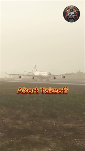 A340 Abort Takeoff #เกม #msfs2024