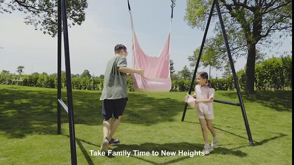 CO-Z Upgraded Kids Hanging Pod Swing Chair with Inflatable Cushion, Child Hanging Hammock for Indoor and Outdoor, Sensory Pod Swing for Kids (Two Straps, Green)