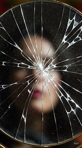 Mirror Cracking Face Reflection 🪞⚡