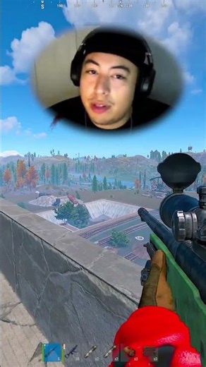 streamsniping ROOF CAMPER.. 😭 #rust #rustcheating #rustgame