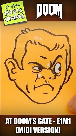 DOOM - At Doom's Gate E1M1 (MIDI version) "Low Budget Music Video" (Remastered)