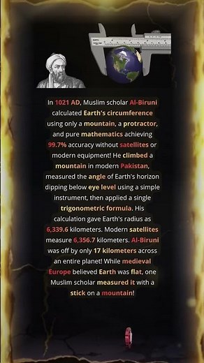 How Al-Biruni Calculated Earth's Circumference With Stunning Accuracy