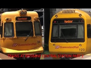 Trains at Brisbane Central Station Part [#02]