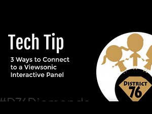 3 Ways to Connect to A ViewSonic Interactive Panel