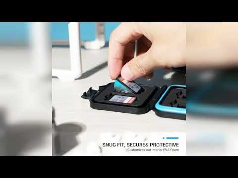 Review: JJC 12 Slots Portable SD Micro SD Memory Card Case, Water-Resistant and Anti-Shock SD ...