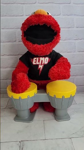 Vintage Rock And Roll Elmo from Sesame Street! Awesome 90's Toy!