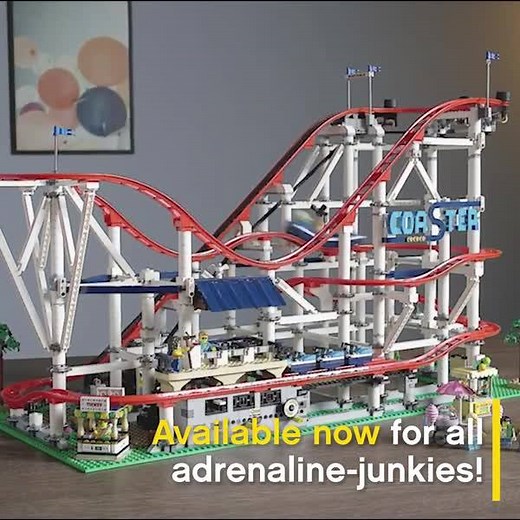 1.2M views · 16K reactions | Weee! Fancy a ride on our LEGO roller coaster?  | LEGO | Facebook