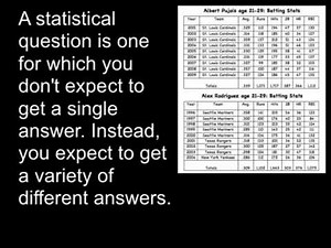 What is a Statistical Question?