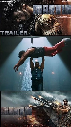 #martin - New Movie Trailer 1 [4K Video] | Dhruva Sarja | AP Arjun | Uday K Mehta #ytshorts