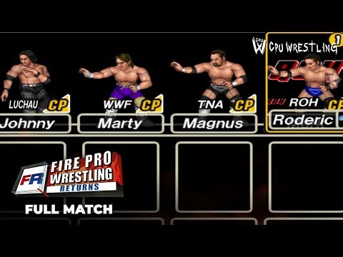 Fire Pro Wrestling Returns | Battle Royal: John Morrison, Marty Jannetty, Magnus, Roderick Strong