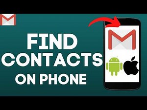 How To Find Contacts In Gmail on Mobile - iPhone & Android