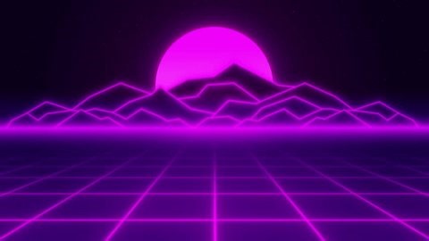 Universe Retro Futuristic 80s Background 4k Stock Footage Video (100% Royalty-free) 1109170715 | Shutterstock