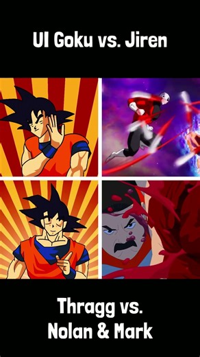 Goku & Jiren vs. Thragg, Omni-Man & Invincible