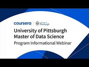 University of Pittsburgh: Master of Data Science Info Webinar 09.19.24