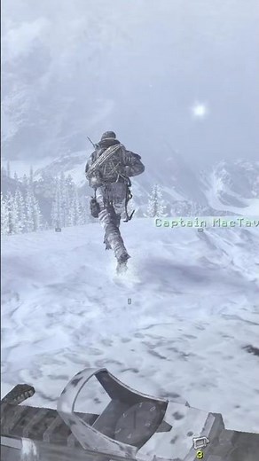 Epic Snowmobile Chase – Call of Duty: Modern Warfare 2 Cliffhanger Mission #gaming #shorts