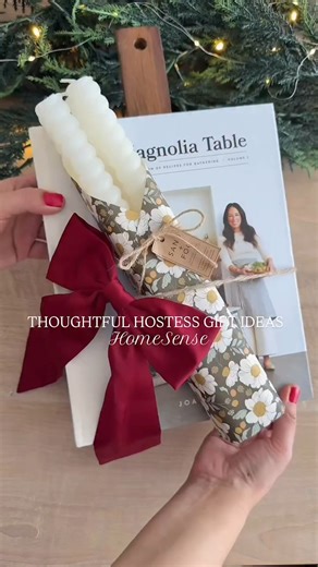 12K views · 45 reactions | Hostess gifts don’t have to be complicated ✨ A few beautiful HomeSense finds, a festive ribbon, and suddenly you’ve got the sweetest holiday gesture. ❤️ : @livingwithsid - Les cadeaux d’hôtesse n’ont pas à être compliqués ✨ Avec quelques belles trouvailles HomeSense et un ruban festif, vous avez aussitôt le plus doux des gestes des Fêtes. #MyHomeSense #HomeSenseCanada | Homesense Canada | Facebook
