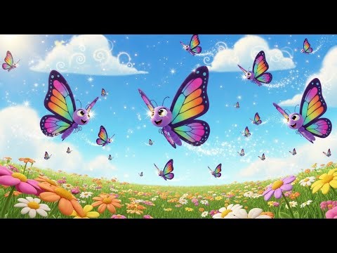 Counting Butterflies in the Meadow | Kids Counting & Educational Song
