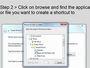 How to create a shortcut on your desktop - video Dailymotion