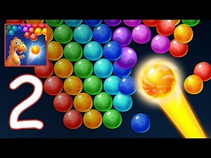 Bubble Shooter: Primitive Dinosaurs‏ Gameplay Walkthrough - Part 2 (Android,IOS)