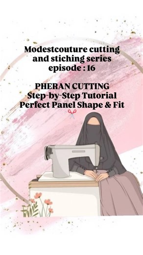 Modestcouture on Instagram: "Today’s episode is all about Pheran Cutting – Step by Step ✂️ I explained how to take panel width according to shoulder measurements, add proper stitching margins, cut main and side panels, and shape them correctly for a perfect fall and fit. These small cutting details help prevent shoulder issues and give your pheran a clean, professional finish. If you’re learning cutting & stitching, this lesson will really help you 🤍 Watch till the end, save this reel for pract