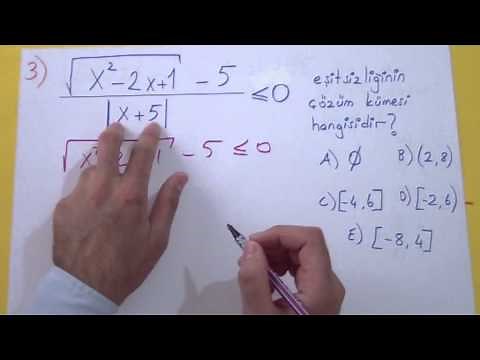 ABSOLUTE VALUE QUESTION SOLUTION - Şenol Hoca
