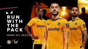 Introducing Wolves' 2022/23 Castore home kit
