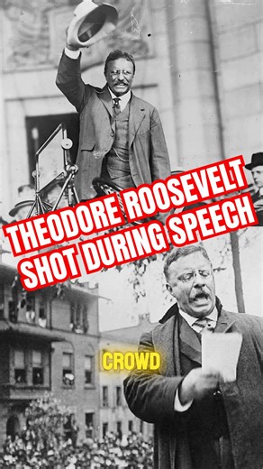 Theodore Roosevelt Shot and Finishes Speech #theodoreroosevelt #bullmoose #americanhistory #usa
