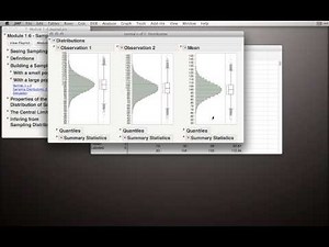 Sampling Distribution Simulation with a Large Population, n=2 (Module 1 6 7)